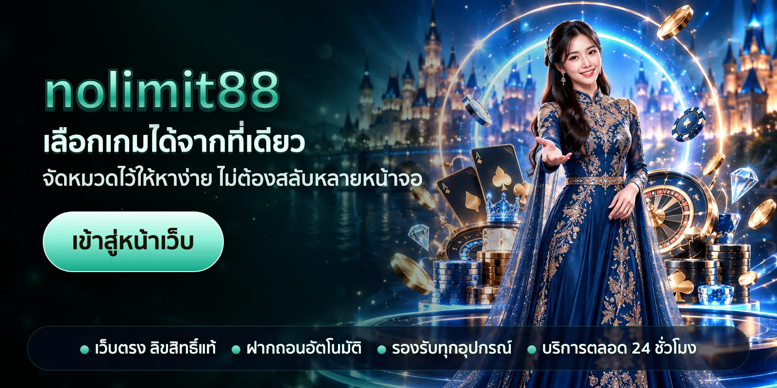 ภาพหัวเรื่องของ nolimit88 ชุดที่ 3 — เลือกเกมได้จากที่เดียว